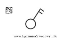 Jaki łącznik oznacza się na schematach przedstawionym symbolem graficznym?