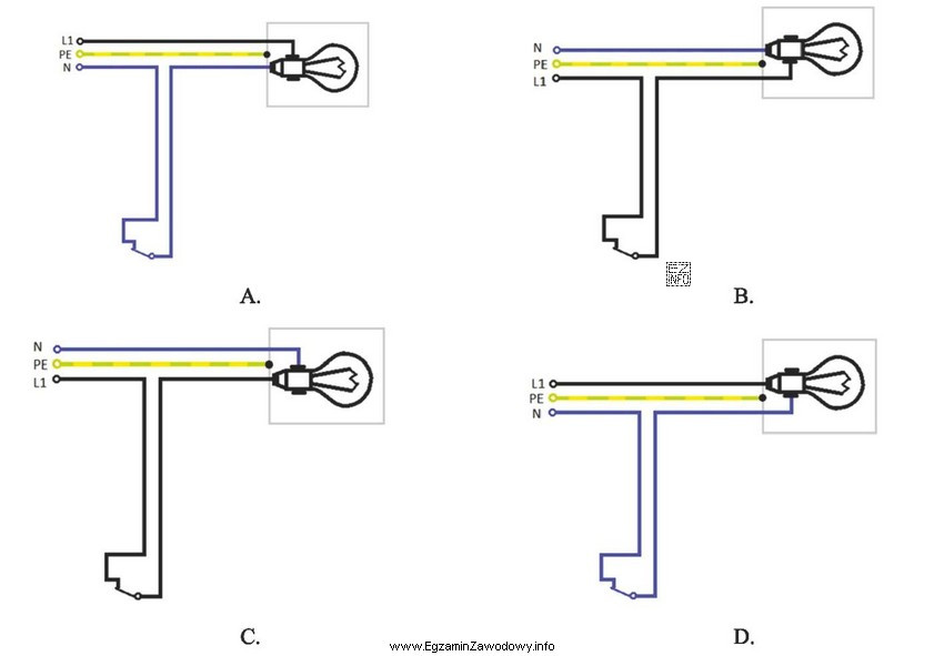 Który sposób podłączenia instalacji oświetleniowej 