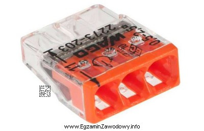 Jaki rodzaj złączki stosowanej w instalacjach elektrycznych przedstawiono na 