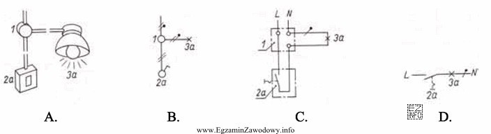 Fragment dokumentacji technicznej określonej jako schemat zasadniczy (ideowy) znajduje 