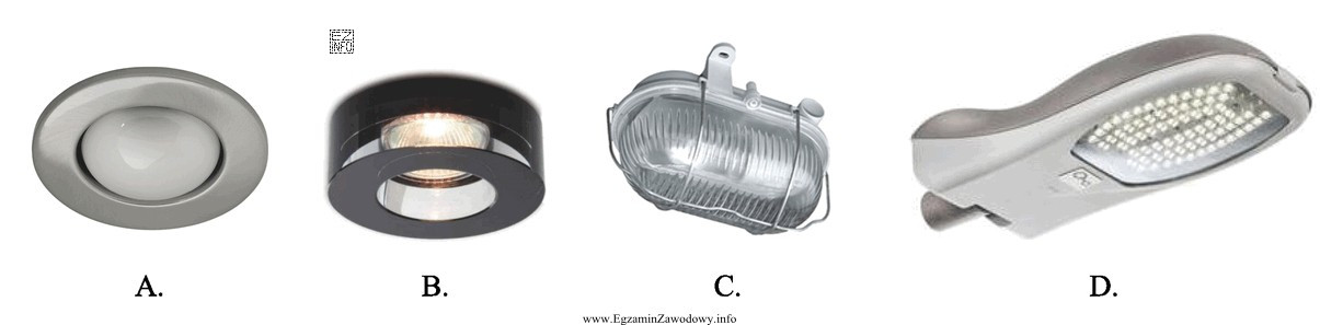 Którą z przedstawionych opraw oświetleniowych należy zastosować 