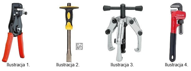 Na której ilustracji umieszczono narzędzie do ściągania ł