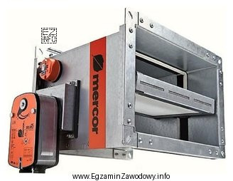 Element przedstawiony na rysunku w instalacji klimatyzacji spełnia funkcję
