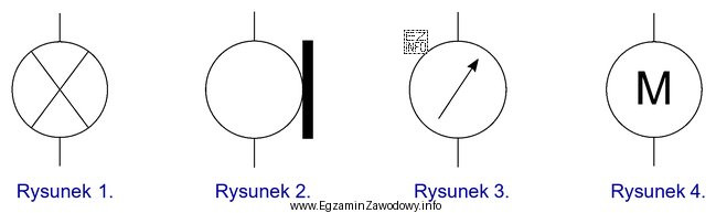 Symbol graficzny sygnalizatora świetlnego przedstawiono na