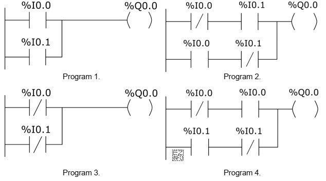 Który z programów realizuje funkcję logiczną OR?