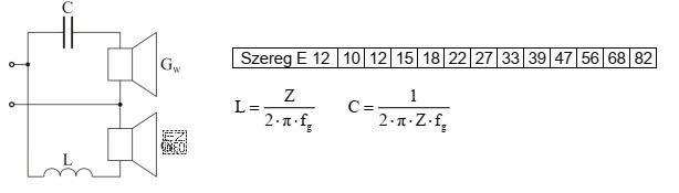 Wiedząc, że wartość impedancji znamionowej głośników 
