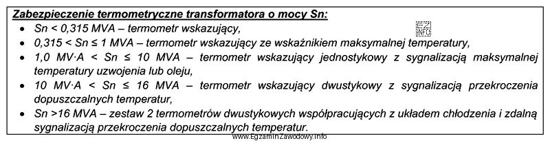 Który termometr należy dobrać jako zabezpieczenie termometryczne dla 