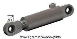 Na rysunku przedstawiono siłownik hydrauliczny