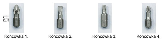 Której końcówki wkrętaka należy uż