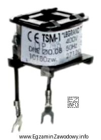 Który element stycznika elektromagnetycznego przedstawiono na ilustracji?