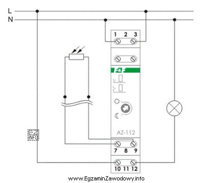 Do których zacisków przekaźnika zmierzchowego należy podł