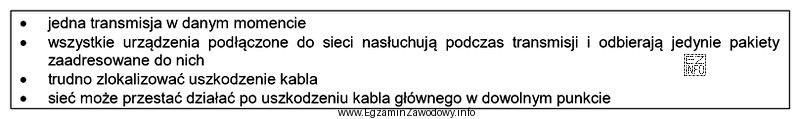 Cechy której topologii fizycznej sieci zostały opisane w 