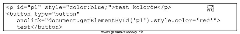Co można powiedzieć o wyświetlonym przez witrynę tekś