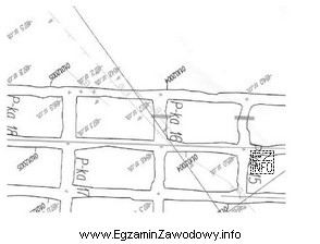 Na mapie geologicznej przedstawiono zaburzenie warstw skalnych