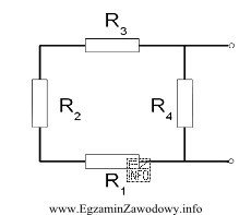 W układzie przedstawionym na schemacie rezystancja rezystorów R1=