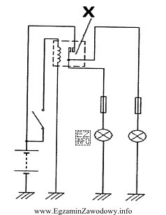 Element oznaczony na schemacie symbolem 