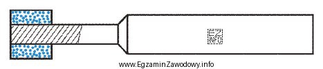 Przedstawiony na rysunku frez diamentowy należy zastosować do