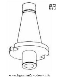 Na rysunku przedstawiono trzpień frezarski