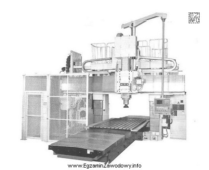 Obrabiarka przedstawiona na rysunku to