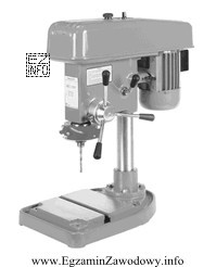 Obrabiarka przedstawiona na zdjęciu, to wiertarka