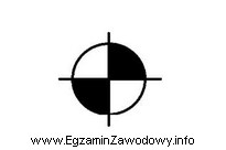 Przedstawiony symbol graficzny jest oznaczeniem punktu