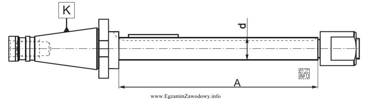 Przedstawiony na rysunku trzpień frezarski długi służy 