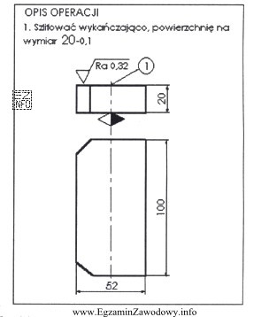 Aby wykonać operację zgodnie z przedstawionym szkicem obróbki do 