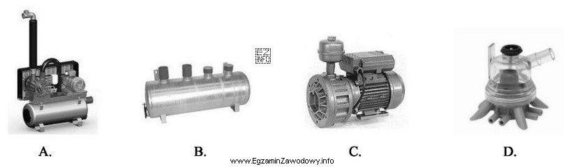 Która z ilustracji przedstawia agregat podciśnienia dojarki?