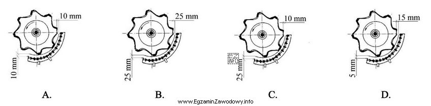 Która ilustracja przedstawia prawidłowo wyregulowaną szczelinę omłotową 