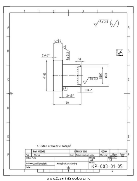 Który dokument techniczny przedstawiono na rysunku?