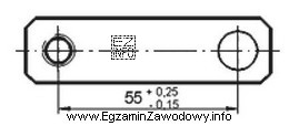 Który pomiar rozstawu otworów (zgodnie z rysunkiem) mieś