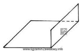 Przedstawiony na rysunku element wykonano z blachy metodą