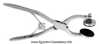 Pokazane na rysunku cążki należy zastosować przy montaż