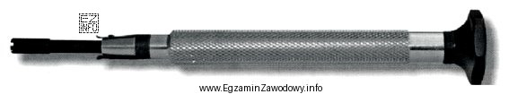 Przedstawione narzędzie służy do osadzania soczewek okularowych 
