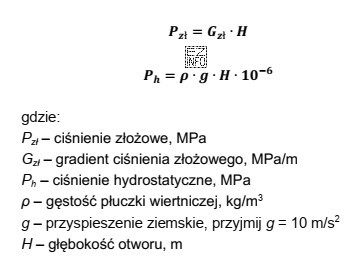 Ile wynosi gęstość płuczki wiertniczej, zapewniająca ró