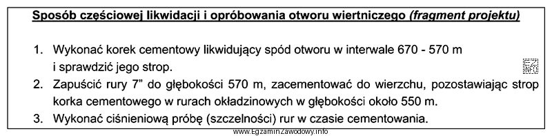 Na podstawie fragmentu projektu 