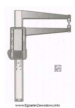 Przedstawiony na rysunku przyrząd jest przeznaczony do pomiaru