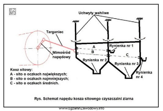 Która z frakcji zostanie skierowana w procesie czyszczenia ziarna 