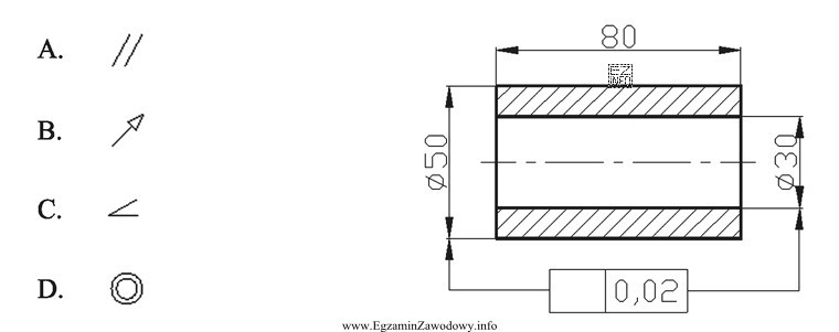 Który symbol graficzny należy wstawić w ramkę na 