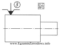 Rysunek przedstawia wałek w uchwycie 3-szczękowym ze szczę