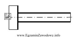 Szlifowanie powierzchni wskazanych na rysunku linią grubą należy wykonać 