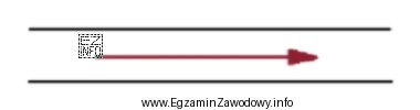 Znakiem umownym przedstawionym na rysunku, na mapie wyrobisk górniczych, 