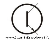 Przedstawionym na rysunku symbolem graficznym, zamieszczanym na schematach elektrycznych, oznacza 
