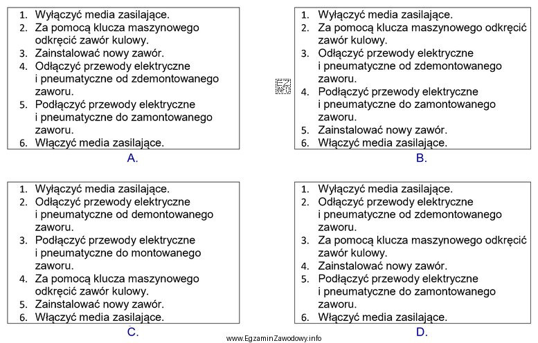 Jaka jest właściwa kolejność czynności przy wymianie 