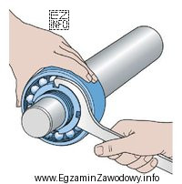 Który klucz zastosowano do montażu łożyska jak 