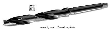 Aby zamocować wiertło przedstawione na rysunku we wrzecionie wiertarki, 