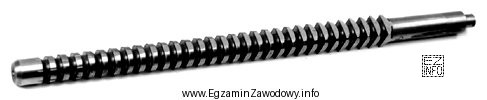 Narzędzie skrawające przedstawione na rysunku stosowane jest w 