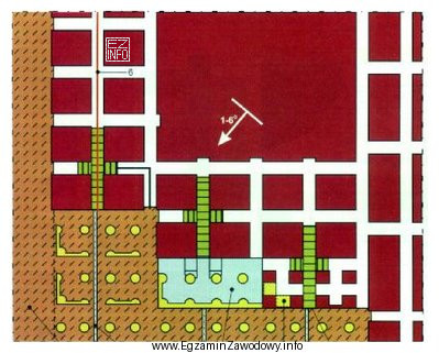 Na ilustracji przedstawiono system eksploatacji komorowo-filarowy