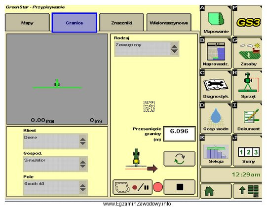 Panel sterowania przedstawia proces
