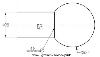 Przedstawione na rysunku elementy połączono spoiną